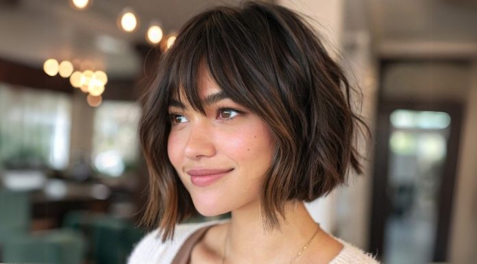 15 Best Short Hairstyles with Bangs for Round Faces