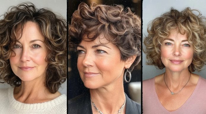 21 Chic Curly Hairstyles for Women Over 50: Modern and Timeless Looks Curly Hairstyles for Women Over 50