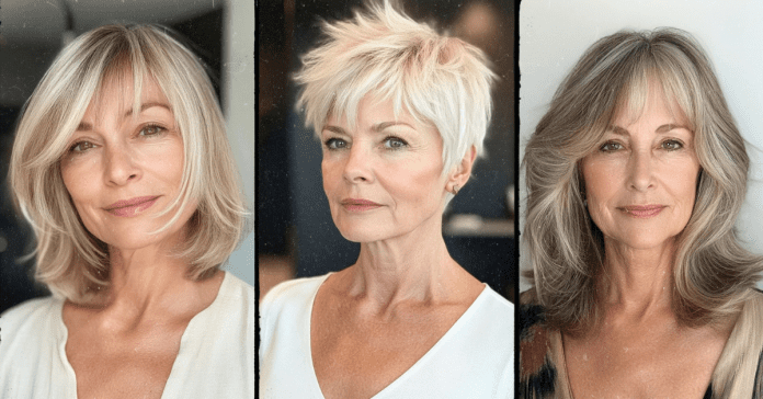 Hairstyles for Women Over 60 with Bangs