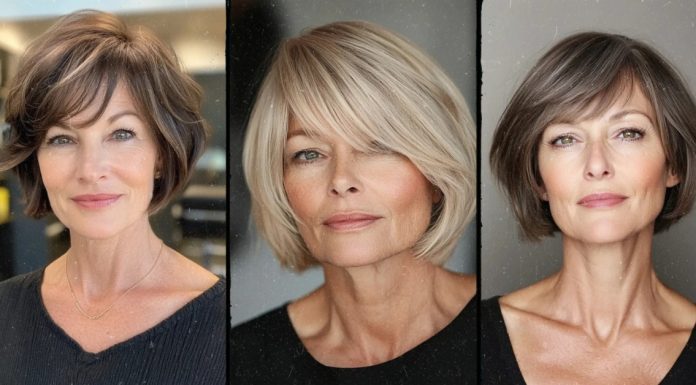 21 Chic Short Bob Haircuts with Bangs for Older Women in 2025