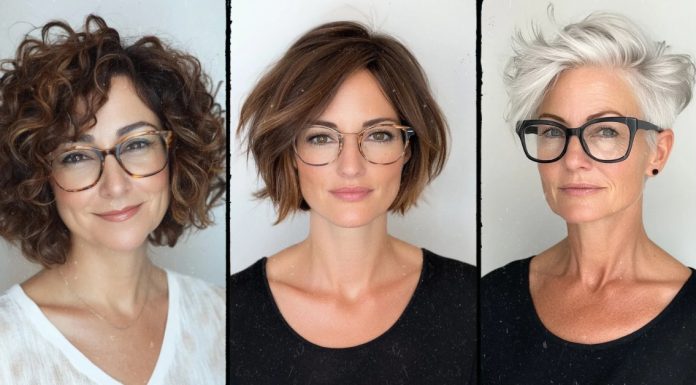 21 Stylish Short Hairstyles for Women Over 40 with Glasses: Modern and Timeless Looks
